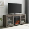 Kirkland's Home Wood 2-Door Led Fireplace Cabinet- Tv Stands & Media Consoles