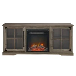 Kirkland's Home Wood 2-Door Led Fireplace Cabinet- Tv Stands & Media Consoles