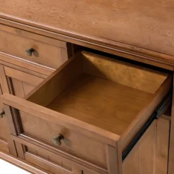 Kirkland's Home Wood 4-Door Sideboard Cabinet- Cabinets & Sideboards