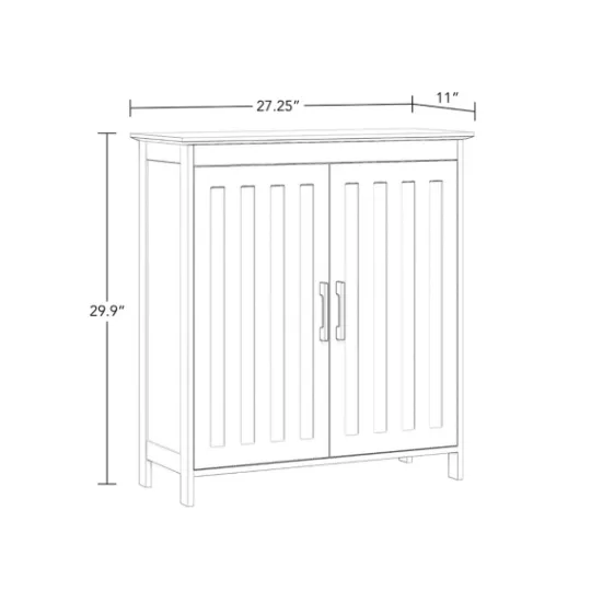 Kirkland's Home Wood 2-Door Storage Cabinet- Bathroom Furniture