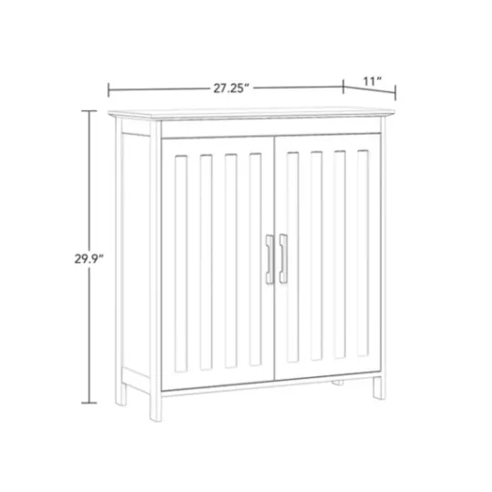 Kirkland's Home Wood 2-Door Storage Cabinet- Bathroom Furniture