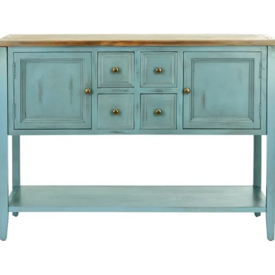 Kirkland's Home Wood 2-Door Storage Console Table- Console Tables