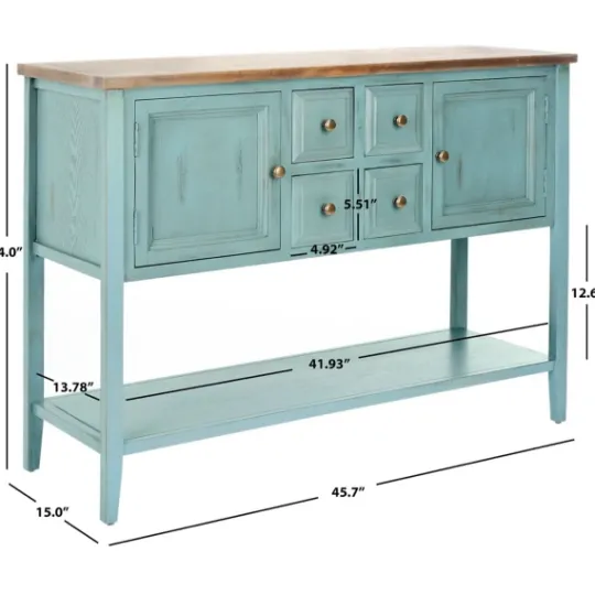 Kirkland's Home Wood 2-Door Storage Console Table- Console Tables