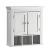 Kirkland's Home Wood 2-Door Wall Cabinet- Bathroom Furniture