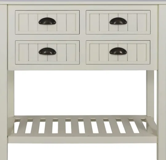 Kirkland's Home Wood 4-Drawer Console Table- Console Tables