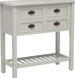 Kirkland's Home Wood 4-Drawer Console Table- Console Tables
