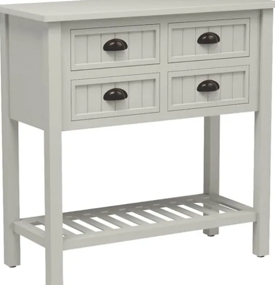 Kirkland's Home Wood 4-Drawer Console Table- Console Tables