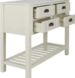 Kirkland's Home Wood 4-Drawer Console Table- Console Tables