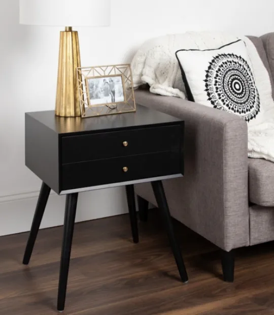 Kirkland's Home Wood 2-Drawer Finco Accent Table- Accent & End Tables