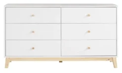 Kirkland's Home Wood 6-Drawer Footed Dresser- Dressers & Chests