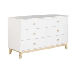 Kirkland's Home Wood 6-Drawer Footed Dresser- Dressers & Chests