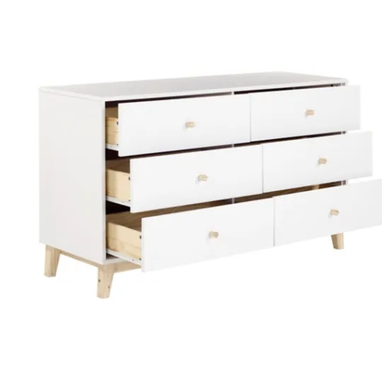Kirkland's Home Wood 6-Drawer Footed Dresser- Dressers & Chests