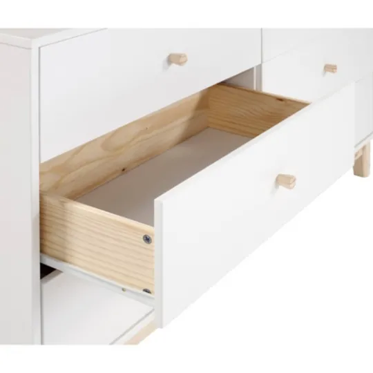 Kirkland's Home Wood 6-Drawer Footed Dresser- Dressers & Chests