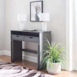 Kirkland's Home Wood Extendable Desk- Office Furniture