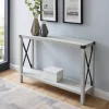 Kirkland's Home Wood Farmhouse Console Table- Entryway Furniture