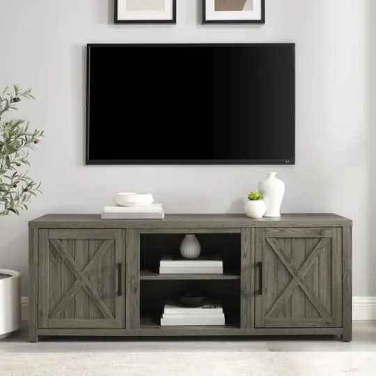 Kirkland's Home Wood Farmhouse Media Cabinet- Tv Stands & Media Consoles