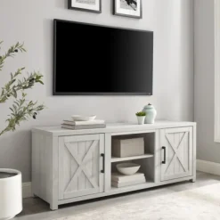 Kirkland's Home Wood Farmhouse Media Cabinet- Tv Stands & Media Consoles