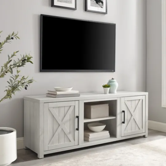 Kirkland's Home Wood Farmhouse Media Cabinet- Tv Stands & Media Consoles