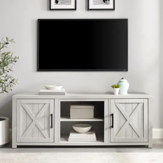 Kirkland's Home Wood Farmhouse Media Cabinet- Tv Stands & Media Consoles