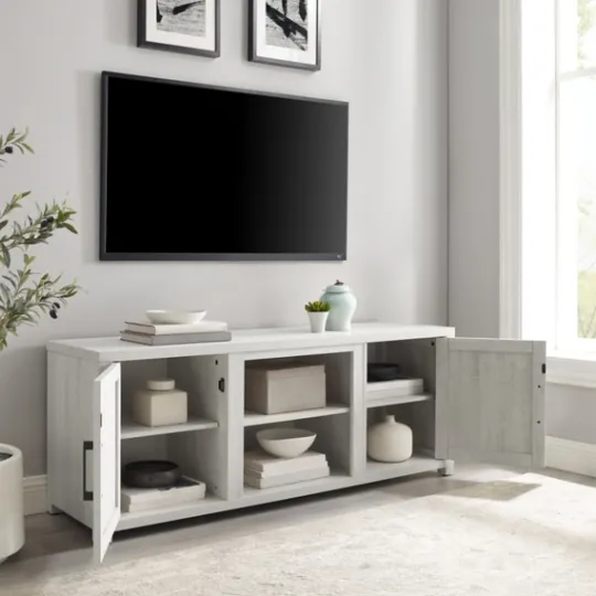 Kirkland's Home Wood Farmhouse Media Cabinet- Tv Stands & Media Consoles