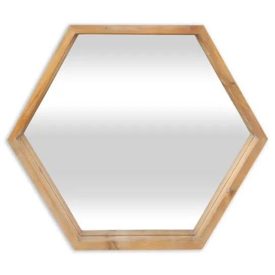 Kirkland's Home Wood Frame Hexagon Wall Mirror- Decorative Mirrors