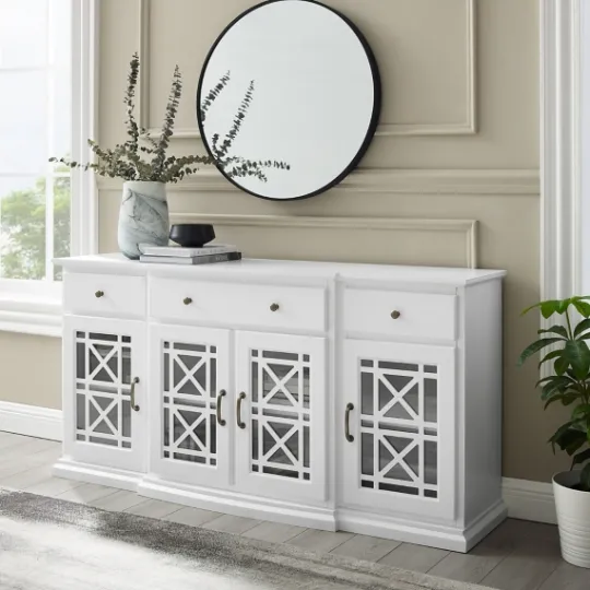 Kirkland's Home Wood Fretwork Sideboard- Cabinets & Sideboards