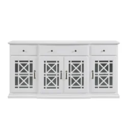 Kirkland's Home Wood Fretwork Sideboard- Cabinets & Sideboards