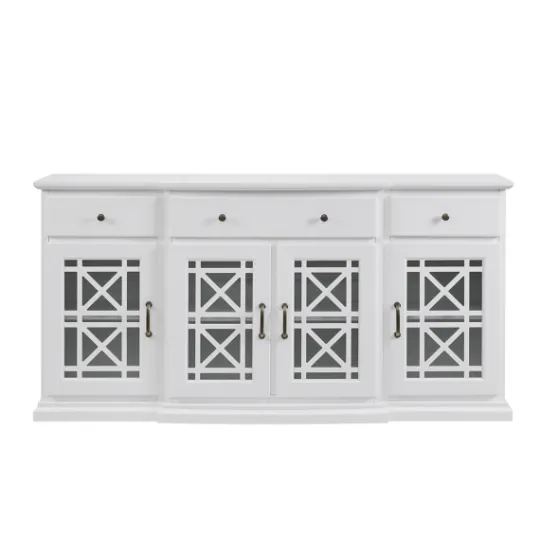 Kirkland's Home Wood Fretwork Sideboard- Cabinets & Sideboards