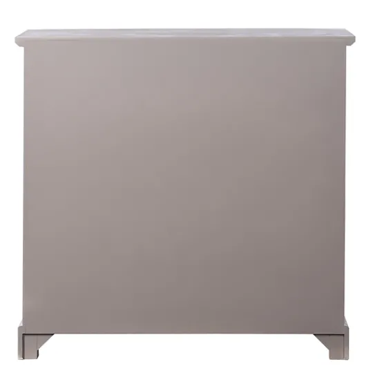 Kirkland's Home Wood Glass Arched Doors Cabinet- Cabinets & Sideboards