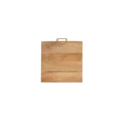 Kirkland's Home Wood Gold Metal X-Frame Base C Table- Accent & End Tables
