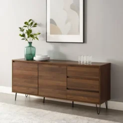 Kirkland's Home Wood Hairpin Legs Media Cabinet- Tv Stands & Media Consoles