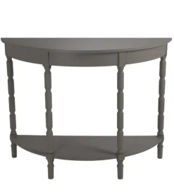 Kirkland's Home Wood Half Moon Console Table- Console Tables