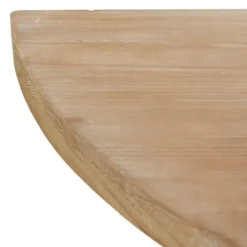 Kirkland's Home Wood Half Round Console Table- Console Tables
