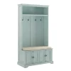 Kirkland's Home Wood Hall Tree With Cushioned Bench- Entryway Furniture