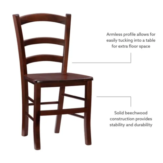 Kirkland's Home Wood Ladderback Dining Chairs, Set Of 2- Dining Chairs