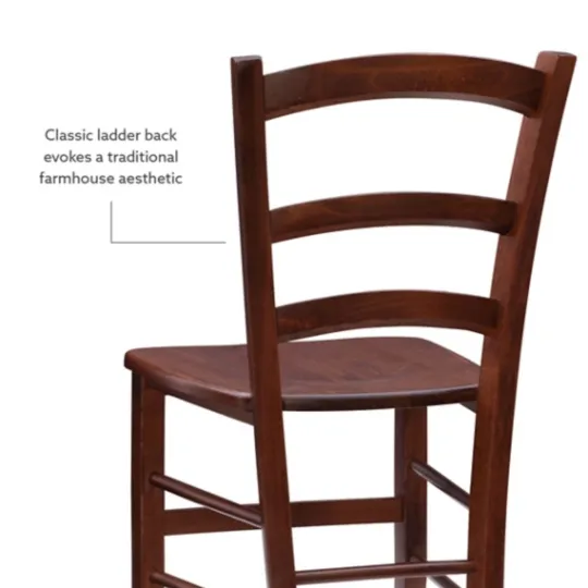 Kirkland's Home Wood Ladderback Dining Chairs, Set Of 2- Dining Chairs
