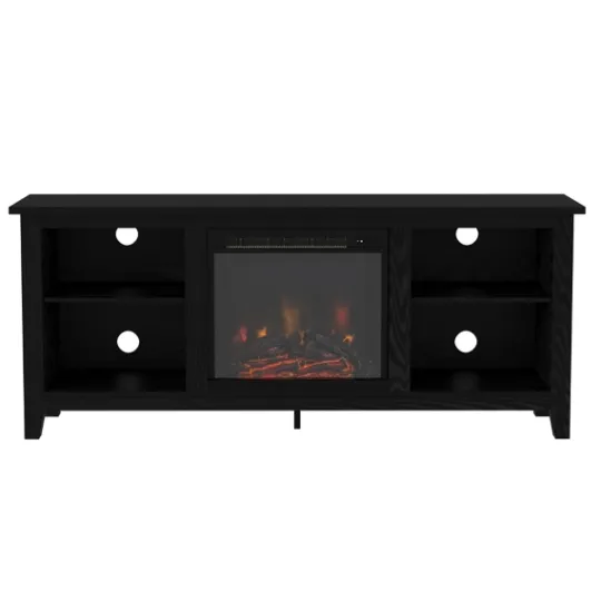 Kirkland's Home Wood Led Fireplace Media Cabinet- Tv Stands & Media Consoles