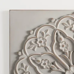 Kirkland's Home Wood Medallion 4-Pc. Wall Plaque Set- Wall Plaques