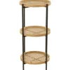 Kirkland's Home Wood Mesh Woven 3-Tier Accent Table- Accent & End Tables