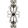 Kirkland's Home Wood Metal Fleur De Lis Scroll Wall Plaque- Wall Plaques