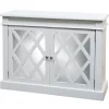 Kirkland's Home Wood Mirrored 2-Door Cabinet- Cabinets & Sideboards