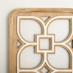 Kirkland's Home Wood Modern Floral Wall Plaque- Wall Plaques