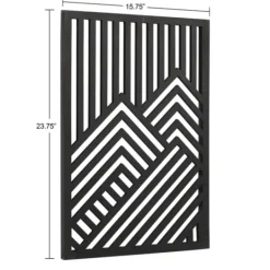 Kirkland's Home Wood Montour Wall Plaques, Set Of 2- Wall Plaques