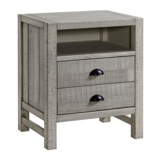 Kirkland's Home Wood Open Shelf Nightstand- Nightstands