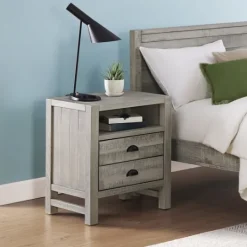 Kirkland's Home Wood Open Shelf Nightstand- Nightstands
