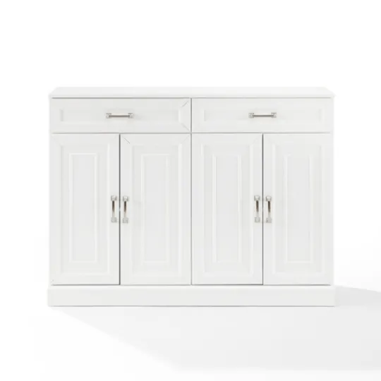 Kirkland's Home Wood Panel 4-Door Cabinet- Cabinets & Sideboards