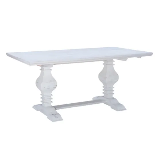 Kirkland's Home Wood Pedestal Dining Table- Dining Tables