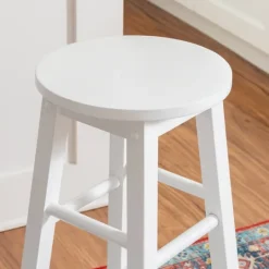 Kirkland's Home Wood Pub Classic Backless Counter Stool- Bar Stools & Counter Height Stools