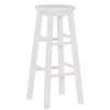 Kirkland's Home Wood Pub Classic Backless Bar Stool- Bar Stools & Counter Height Stools