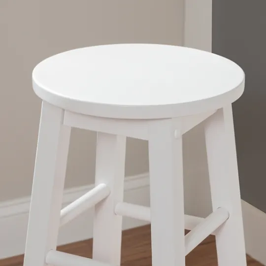 Kirkland's Home Wood Pub Classic Backless Bar Stool- Bar Stools & Counter Height Stools